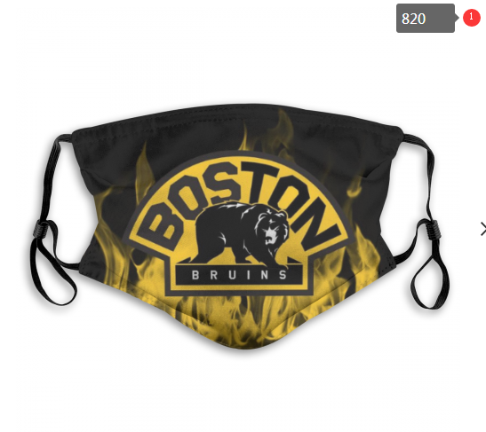 NHL Boston Bruins #1 Dust mask with filter->nhl dust mask->Sports Accessory
